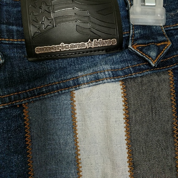 Americana Blues denim skirt - Picture 5 of 6